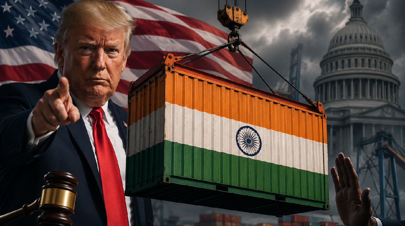 ভারতীয় পণ্যে আমেরিকার ১০% ‘জোরপূর্বক শ্রম’ শুল্ক