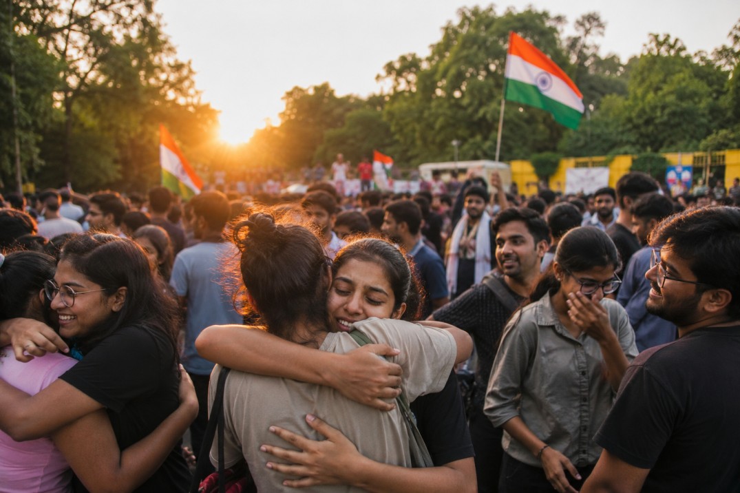 ‘আবার ফিরব সহযোদ্ধাদের কাছে’— অশ্রু, লাড্ডু আর রিলে শেষ হল জেন-জেডের ঐতিহাসিক আন্দোলন