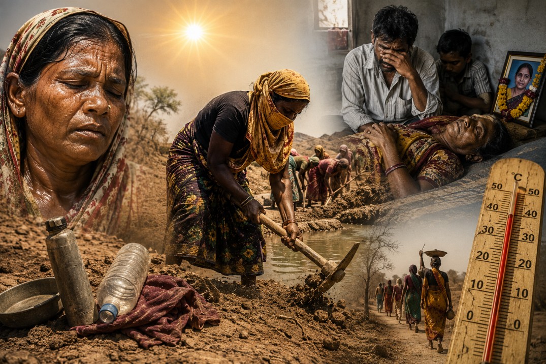 দগ্ধ গ্রীষ্মে শ্রমের মূল্য মৃত্যু: অন্ধ্রের দিনমজুর মহালক্ষ্মীর করুণ পরিণতি