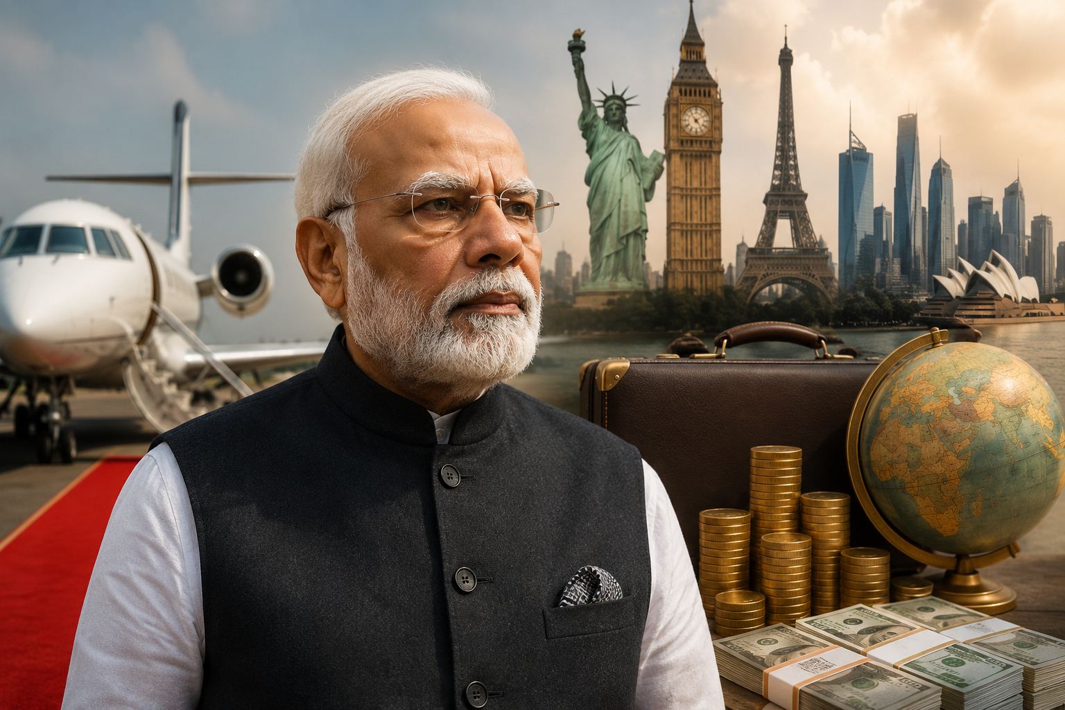 পাঁচ বছরে মোদীর বিদেশ সফরে ₹৫৫৭ কোটি