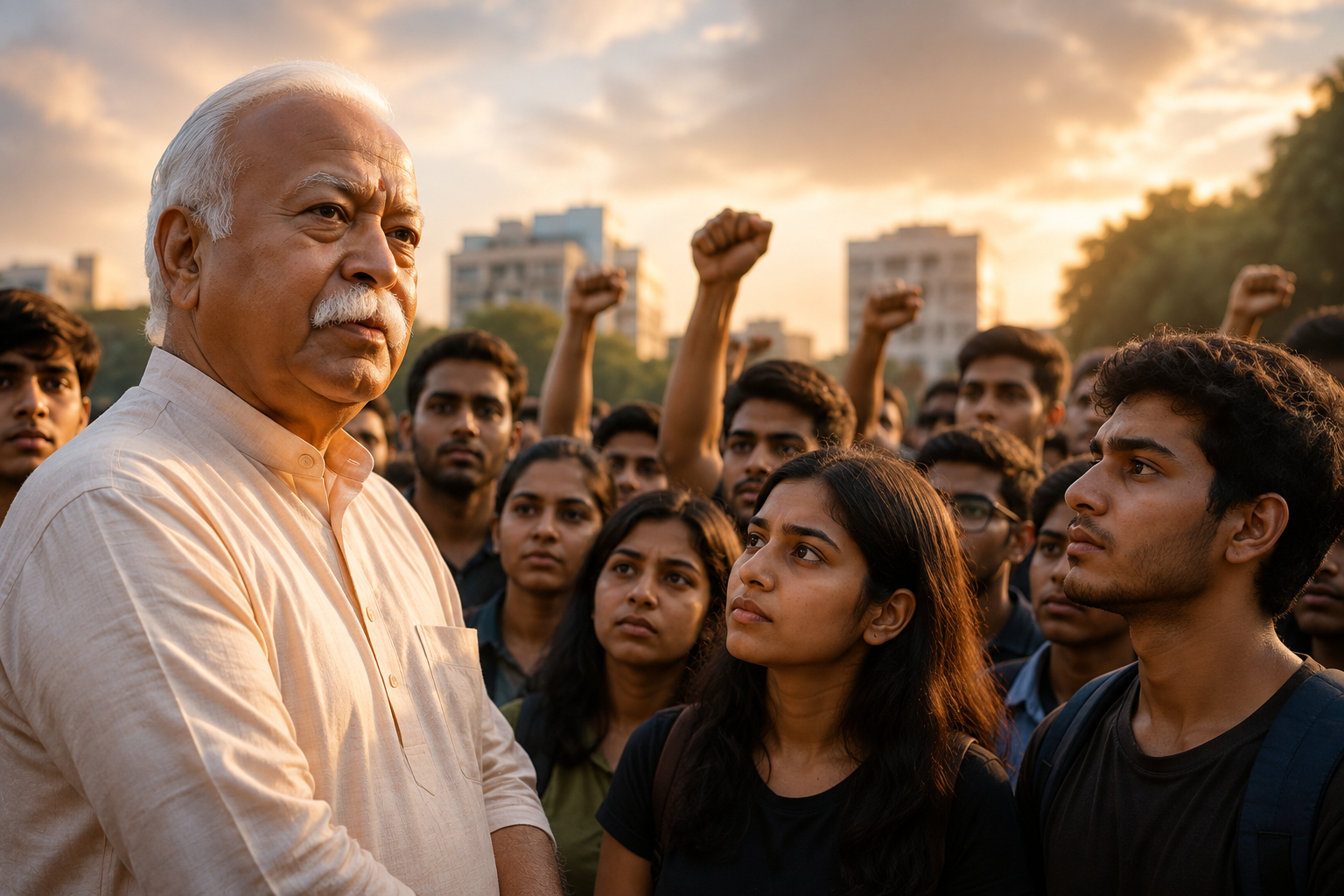 ‘জেন জেডের ক্ষোভ বাস্তব’: ভাগবত