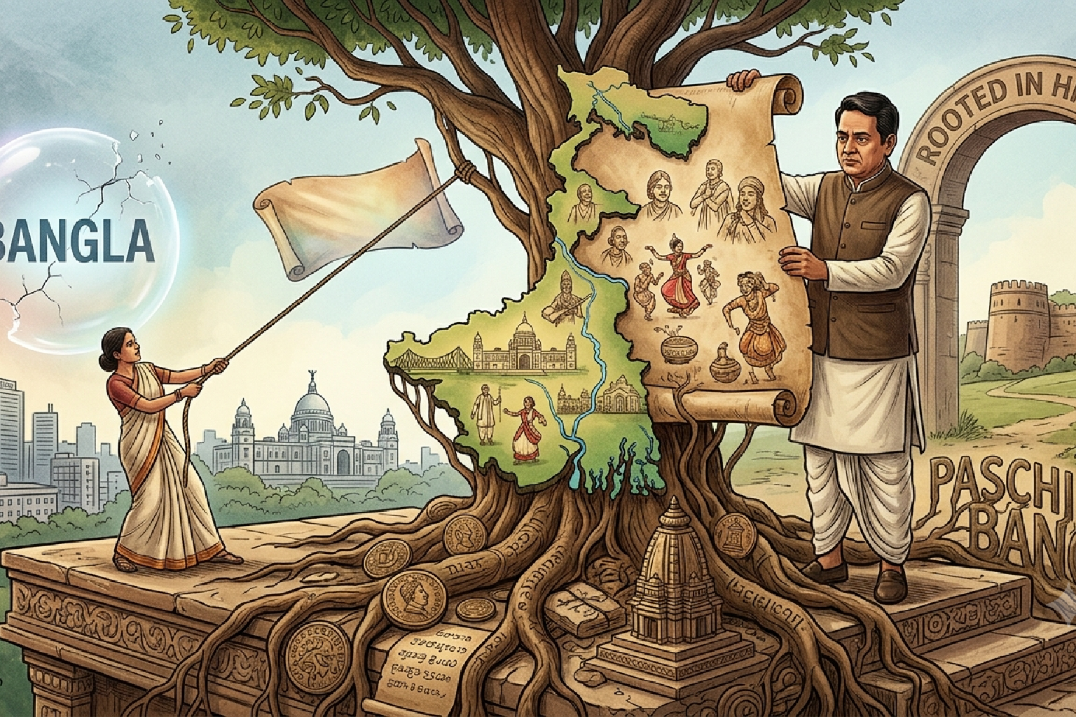রাজ্যের নাম বদলে ‘না’ সরকারের
