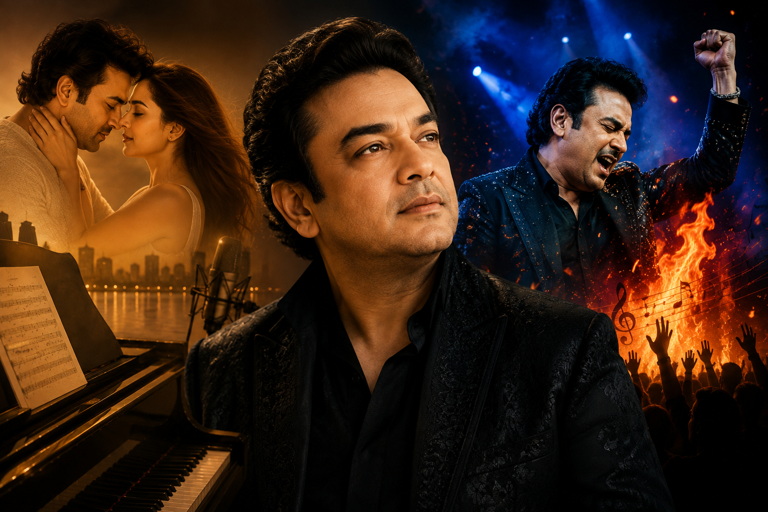 প্রেমে এবার আগুনও আছে! তিন দশক পর নতুন রূপে আদনান সামি