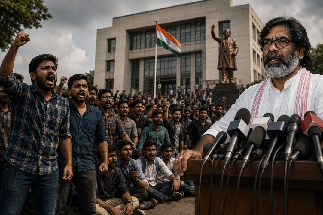চাপে পড়ে পিছু হঠল ঝাড়খণ্ড সরকার! বাতিল জেএসএসসি-সিজিএল নিয়োগ