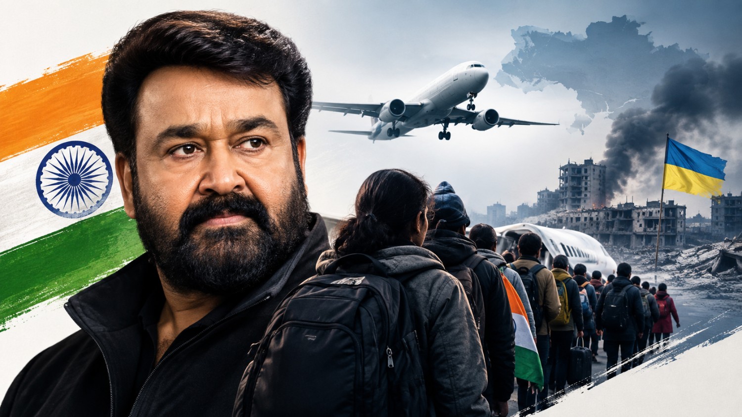 ইউক্রেনের যুদ্ধভূমি থেকে ভারতীয়দের উদ্ধারের গল্প, মোহনলালের নতুন ছবির নাম ‘অপারেশন গঙ্গা’
