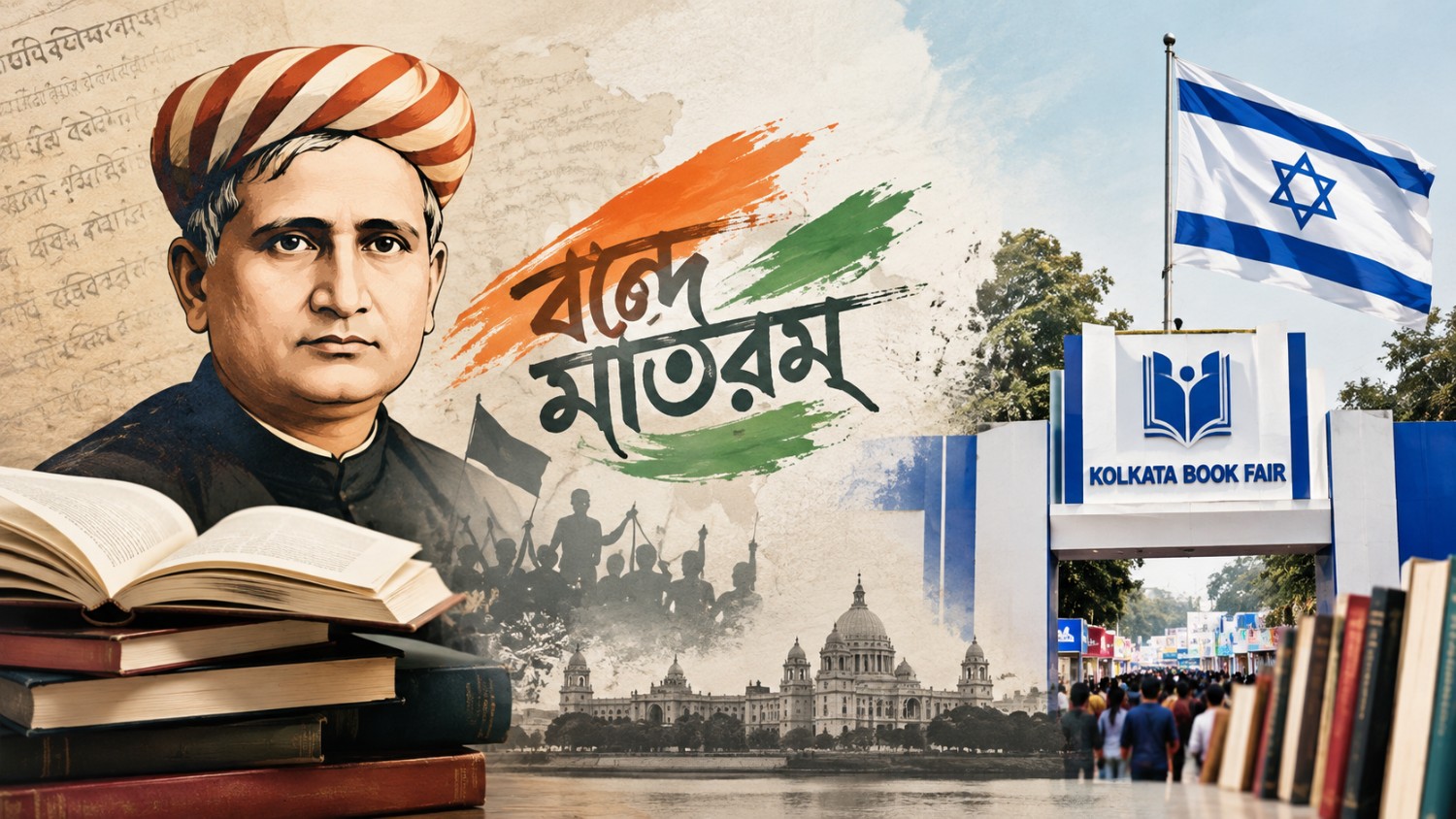 পঞ্চাশতম কলকাতা বইমেলার মূল ভাবনা ‘বন্দে মাতরম্’-এর সার্ধশতবর্ষ, অতিথি দেশ হতে পারে ইজরায়েল