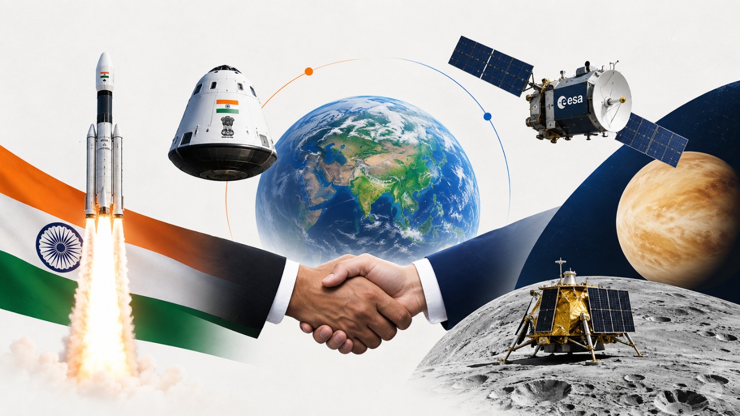 গগনযান থেকে চাঁদ-শুক্র অভিযান, ইসরোর সঙ্গে সহযোগিতা বাড়াতে আগ্রহী ইউরোপ