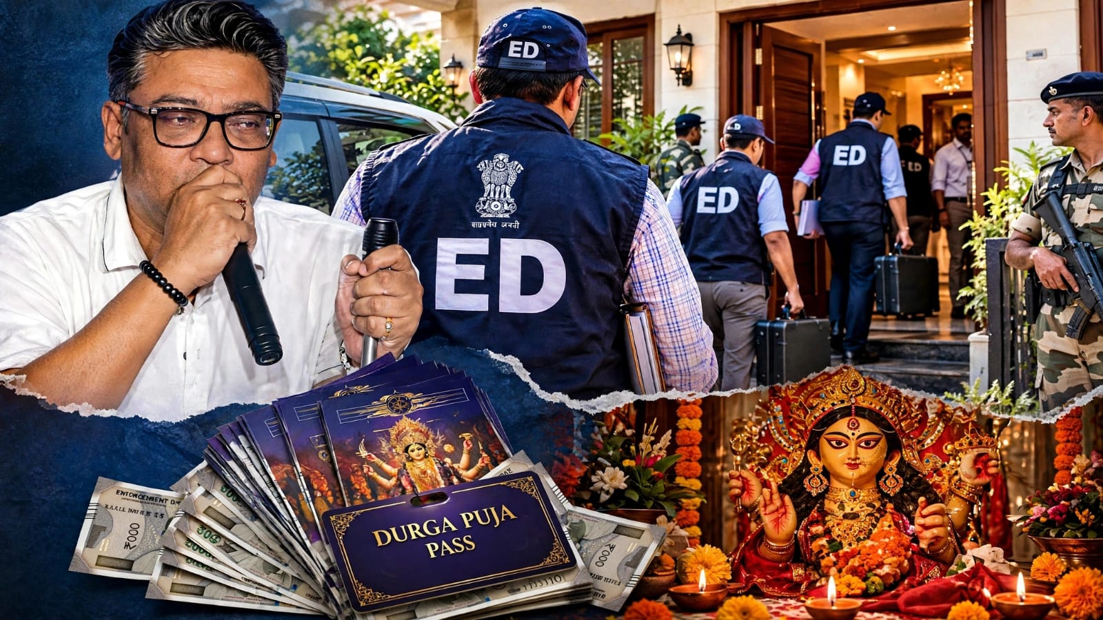 পুজোর প্রিভিউ পাসে অনিয়মের অভিযোগ, প্রাক্তন মন্ত্রী ইন্দ্রনীল সেনের বাড়িতে ইডি