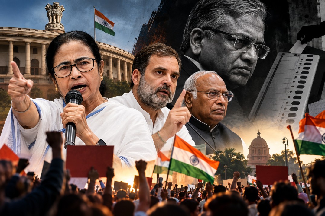 ‘জ্ঞানেশ কুমার চোর’, তোপ মমতার; ইন্ডিয়া বৈঠক থেকে দেশজুড়ে ‘গণতন্ত্র বাঁচাও’ আন্দোলনের ডাক