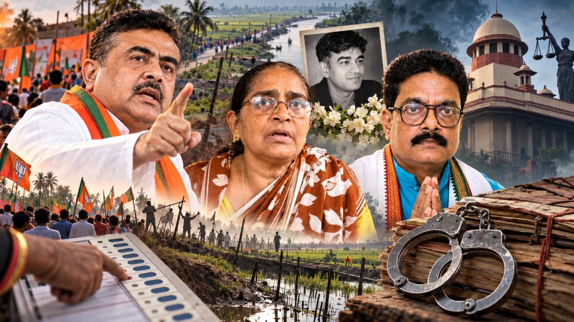 নন্দীগ্রামে এগিয়ে বিজেপি, মিলনের গ্রেফতারে অস্বস্তির কাঁটা