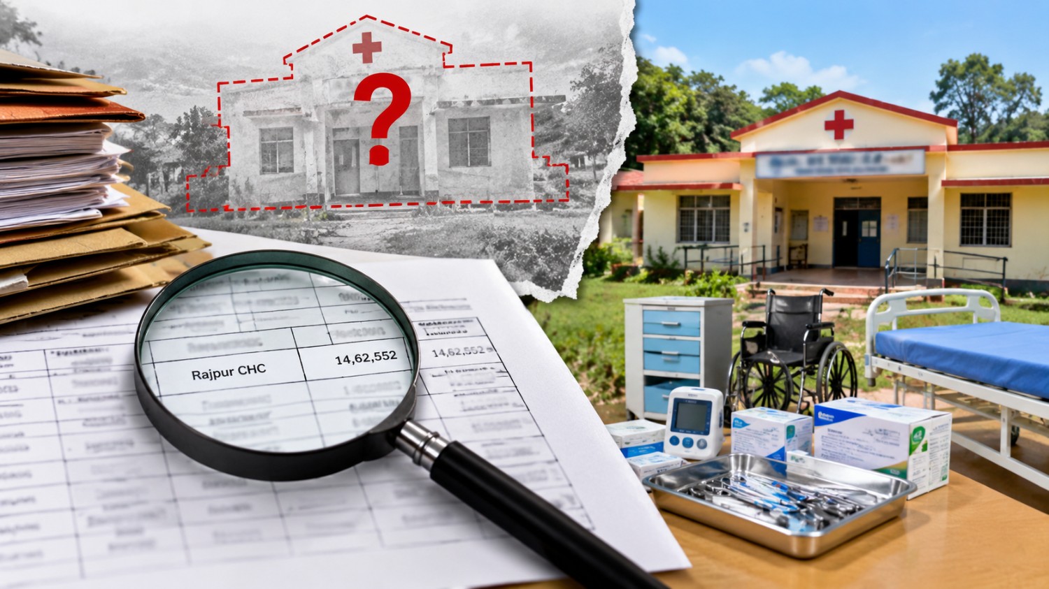 কাগজে হাসপাতাল, বরাদ্দ ১৪.৬২ লাখ: মধ্যপ্রদেশের স্বাস্থ্য দফতরে অসংগতি