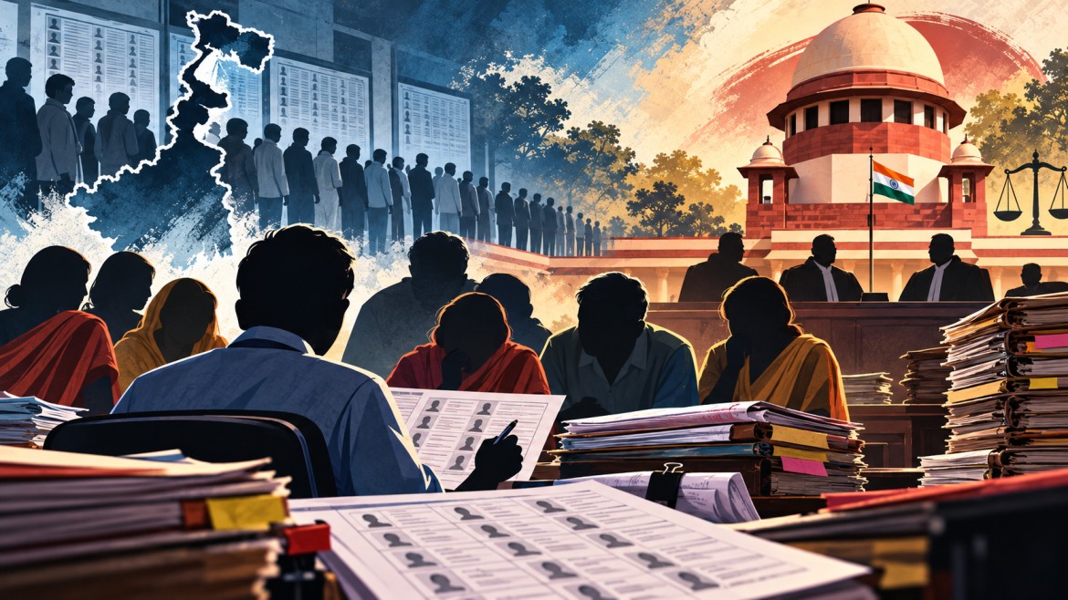 নাম ফেরানোর অভিযানে ট্রাইব্যুনাল-জট, ভোটারদের প্রশ্নের মুখে উদ্বিগ্ন বাংলার বিএলওরা