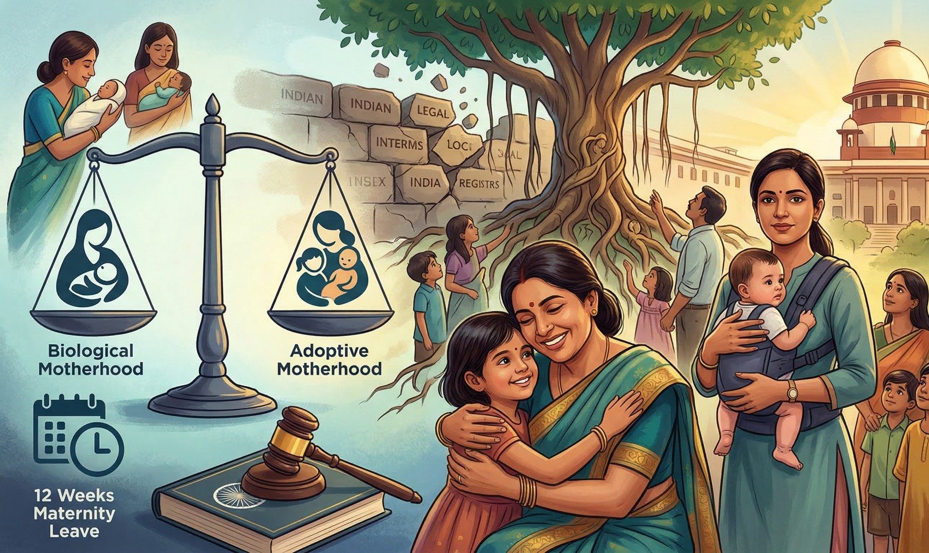দত্তক মা-ও পাবেন মাতৃত্বকালীন ছুটি, রায় সুপ্রিম কোর্টের