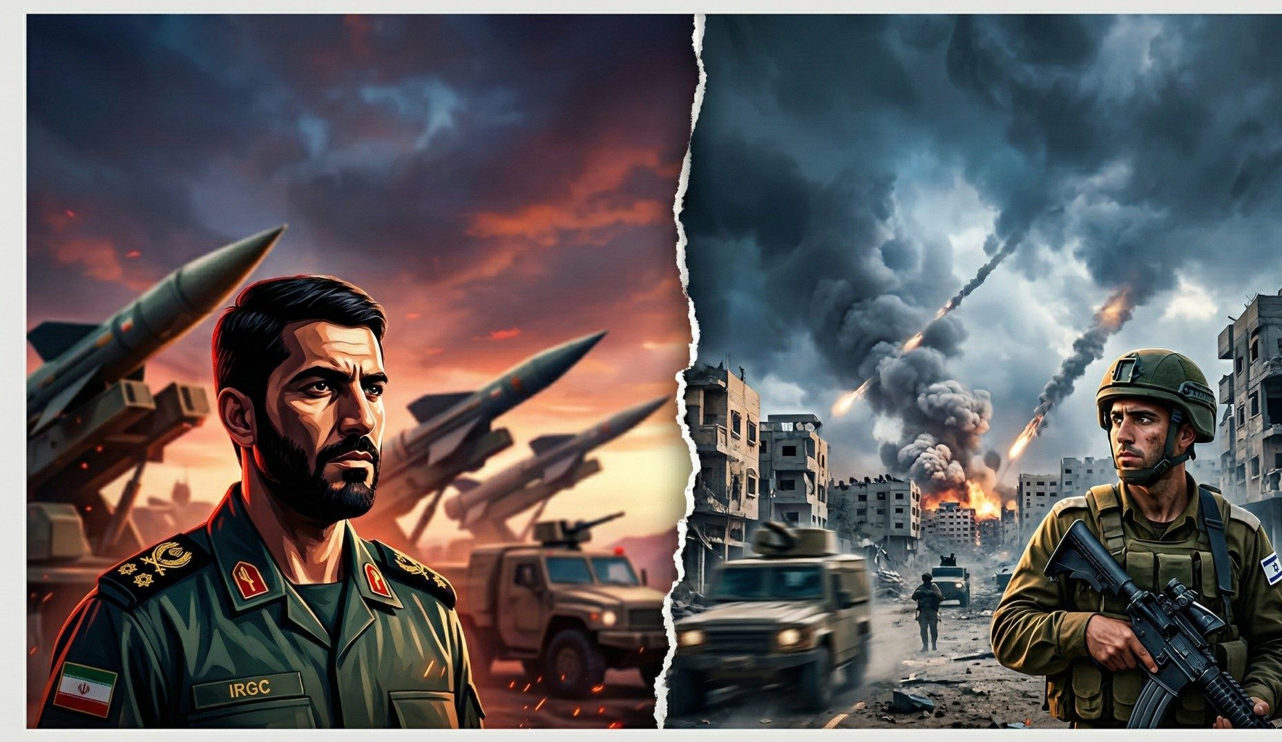 ইজরায়েলকে গুঁড়িয়ে দেওয়ার হুমকি IRGC-র