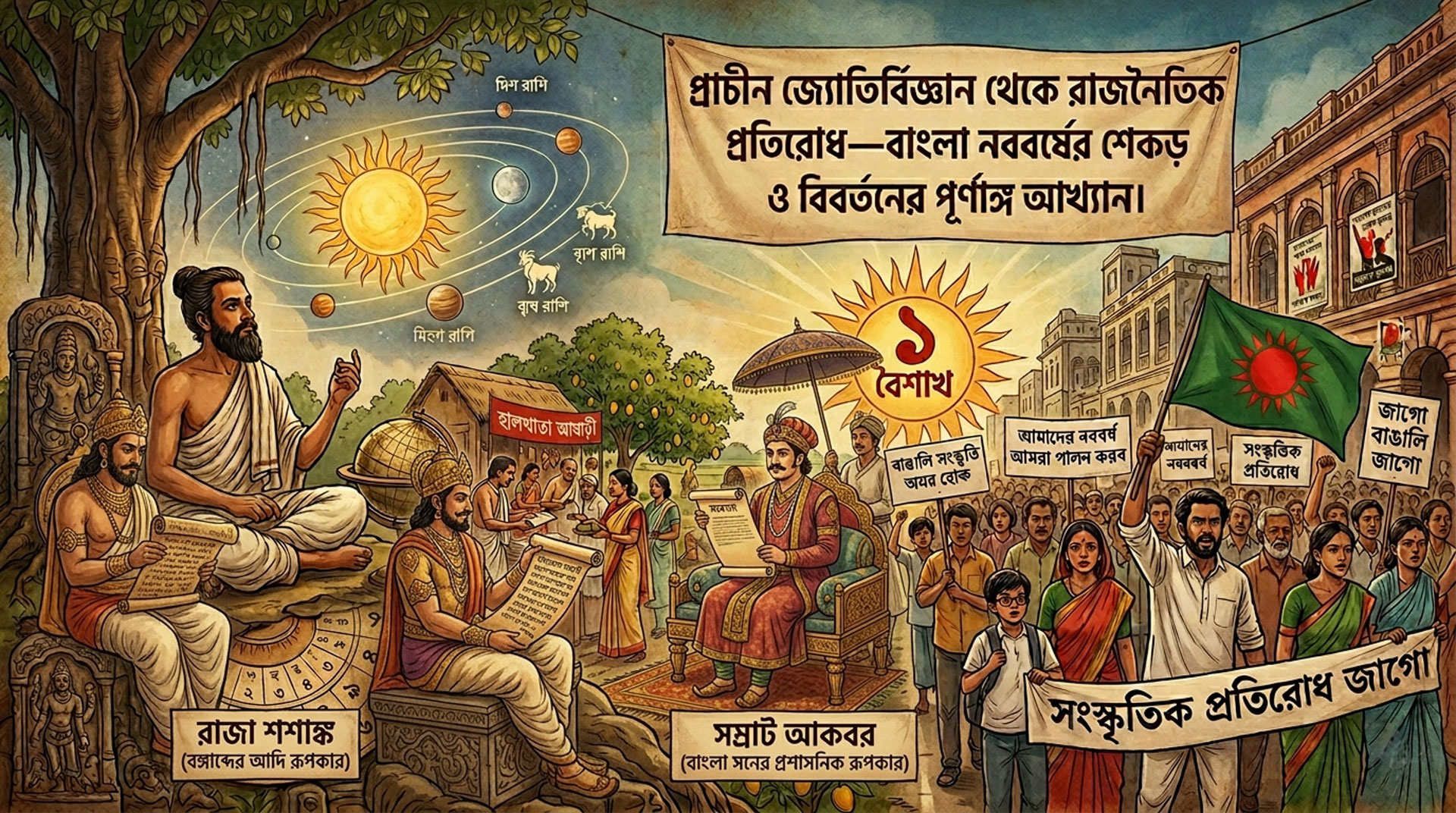 বাংলা নববর্ষ: সময়, সমাজ ও সংস্কৃতির এক প্রবহমান উপাখ্যান