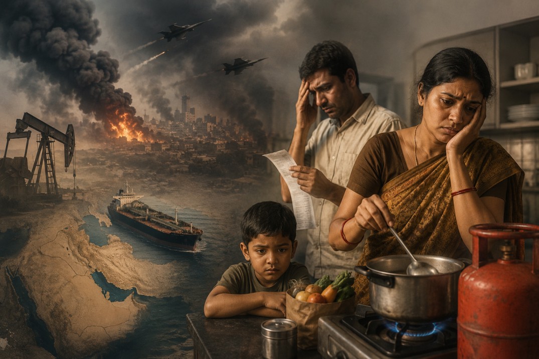 তেলের আগুনে পুড়ছে ভারত