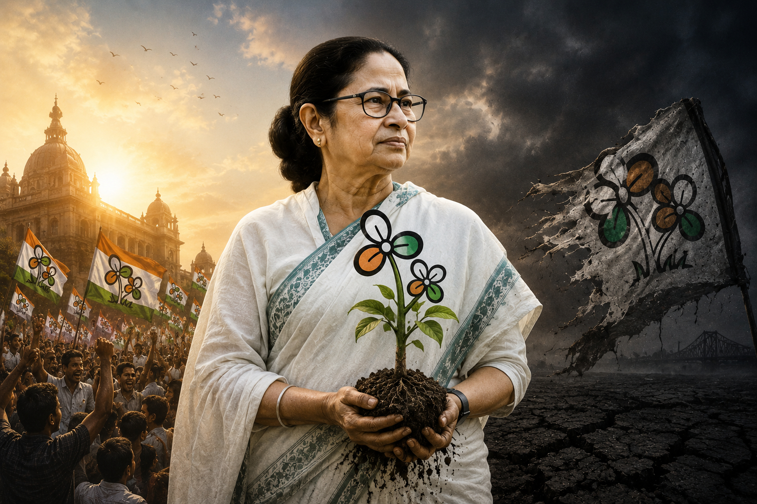 মমতা তৃণমূলের জন্মদাত্রী, তাঁর হাত ধরেই কি তৃণমূলের অস্তিত্বের সংকট?