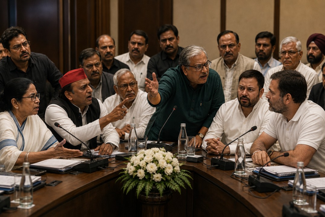 ইন্ডিয়া জোট বৈঠকে ক্ষোভের বিস্ফোরণ: শরিকদের নিশানায় কংগ্রেস