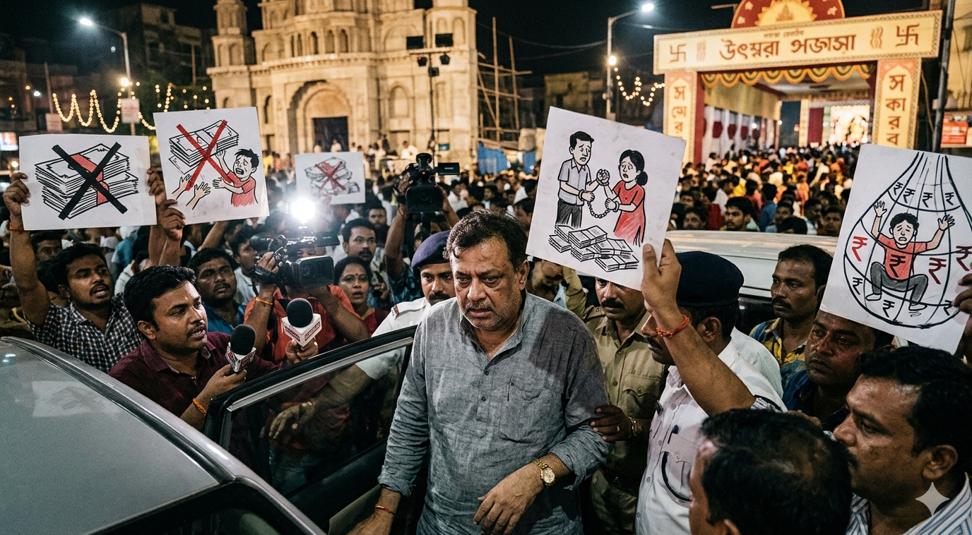 পুজোর টিকিট কেলেঙ্কারিতে জালে প্রাক্তন তৃণমূল মন্ত্রী, চাপে স্ত্রীও