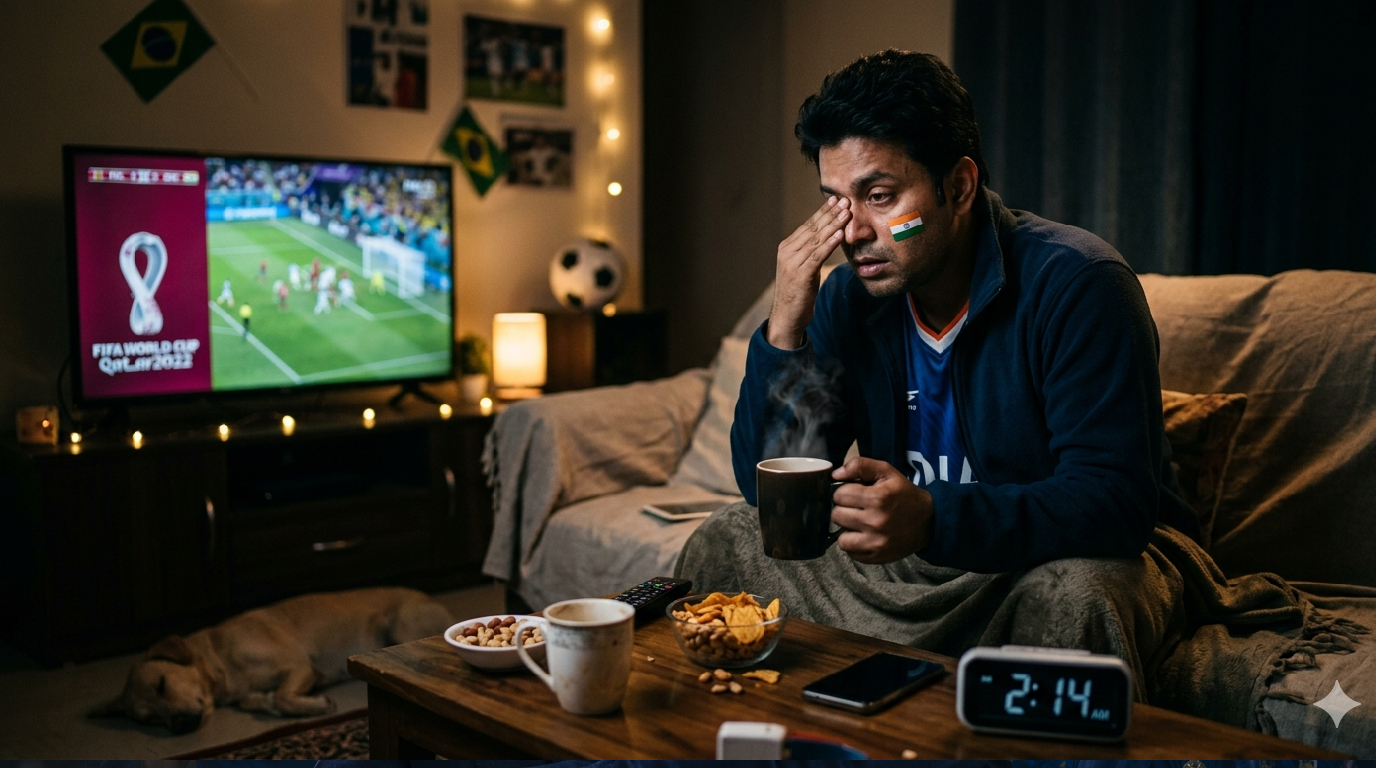 বিশ্বকাপে রাত জেগেও বাঁচার কৌশল