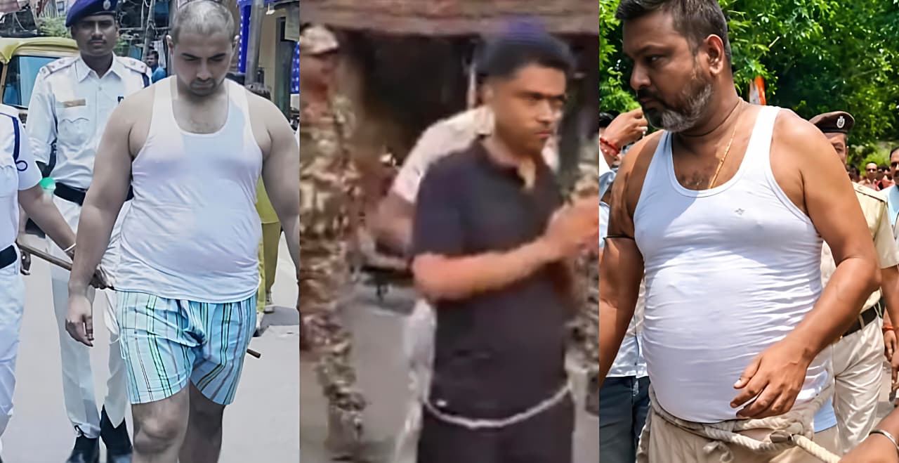 আইন না ‘লজ্জা মিছিল’? অভিযুক্তদের প্রকাশ্যে হাঁটিয়ে বিতর্কে বাংলার পুলিশ