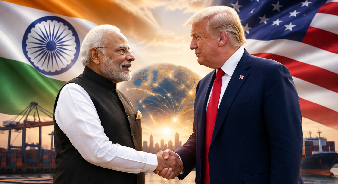 মোদী-ট্রাম্পের নির্দেশ: দ্রুত এগোক ভারত-আমেরিকা বাণিজ্য চুক্তি