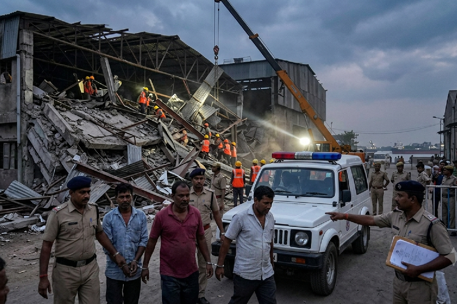 তারাতলার গুদাম ধস: মালিকদের বিরুদ্ধে এফআইআর, বেহেরা গোষ্ঠীর তিনজন গ্রেফতার