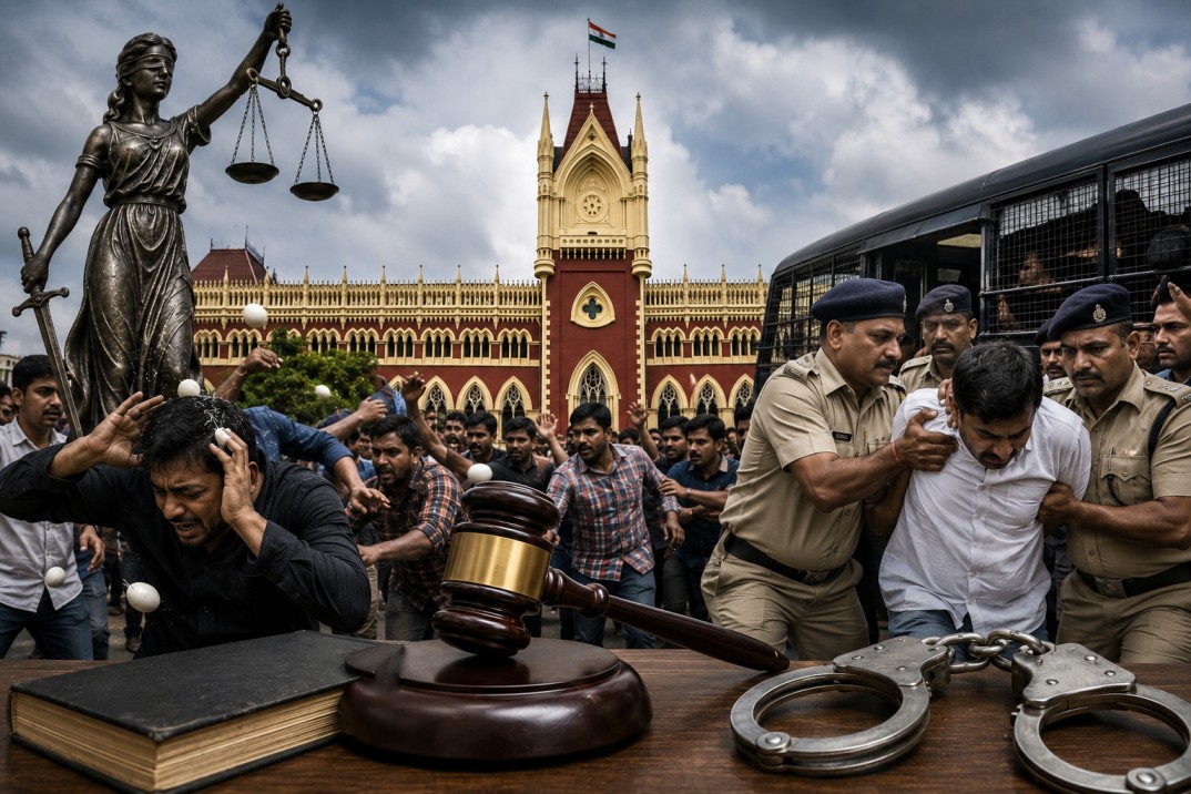 ডিম নয়, আইন চলবে—রাজ্য পুলিশকে কড়া নির্দেশ কলকাতা হাই কোর্টের