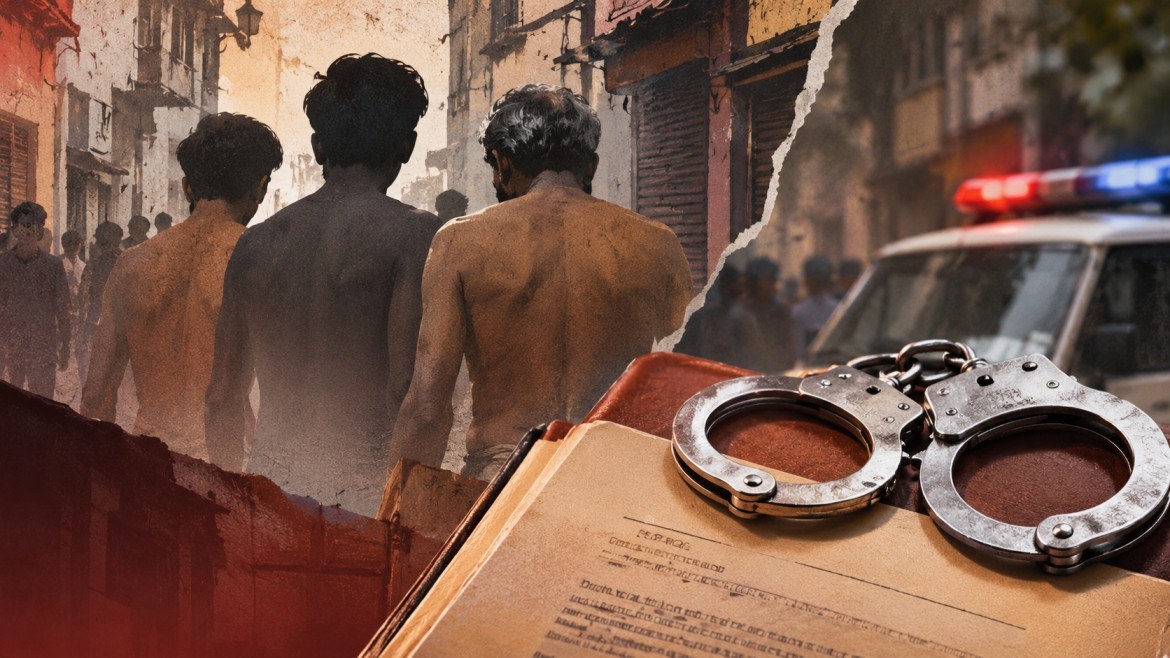 সরশুনায় বর্বরতা: বাবা-ছেলে ও বন্ধুকে নগ্ন করে হাঁটানোর অভিযোগ, গ্রেফতার তিন