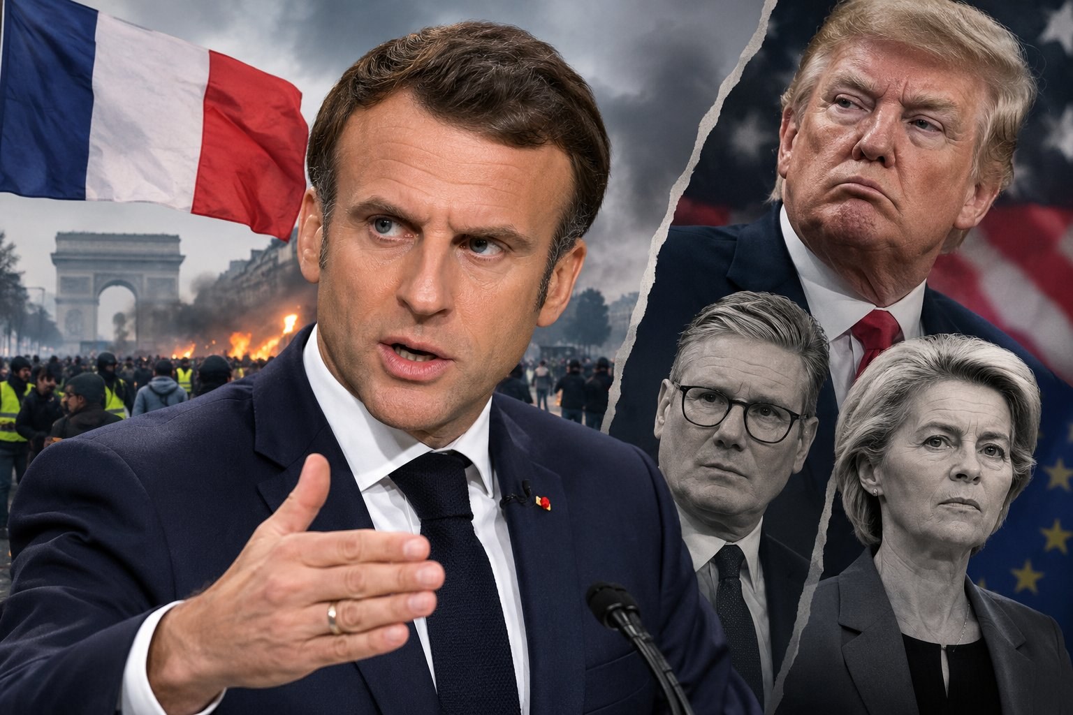 Macron slams foreign leaders including Trump for 'stupid comments' on unrest in France