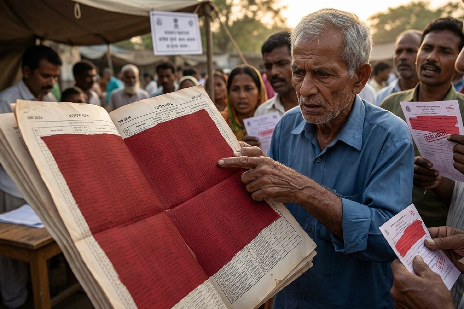 The Commission is accused of excluding the names of lakhs of voters in the SIR by not following the rules.