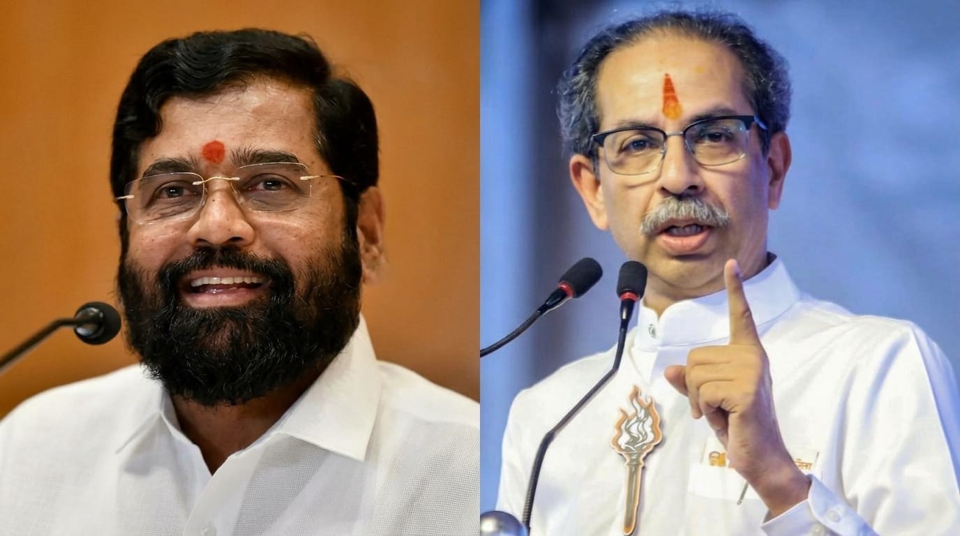 উদ্ধব ঠাকরে ও একনাথ শিন্ডে