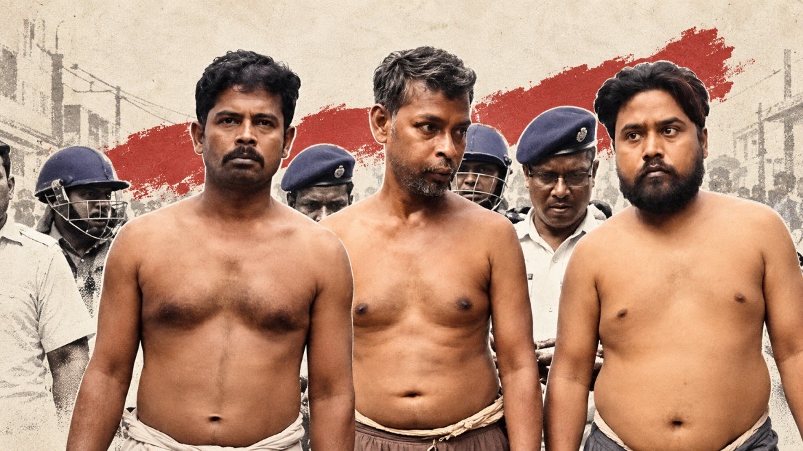 নগ্ন করে হাঁটানোর মামলায় ধৃতদের অন্তর্বাসে পথে নামাল পুলিশ, বিতর্কে সরশুনা