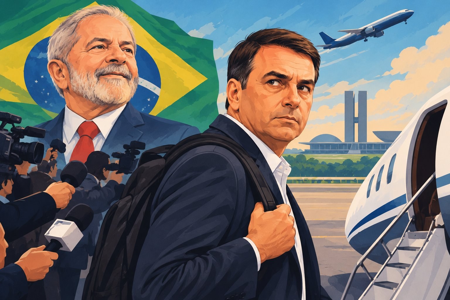 Flavio Bolsonaro fled Brazil after losing to Lula, media claims