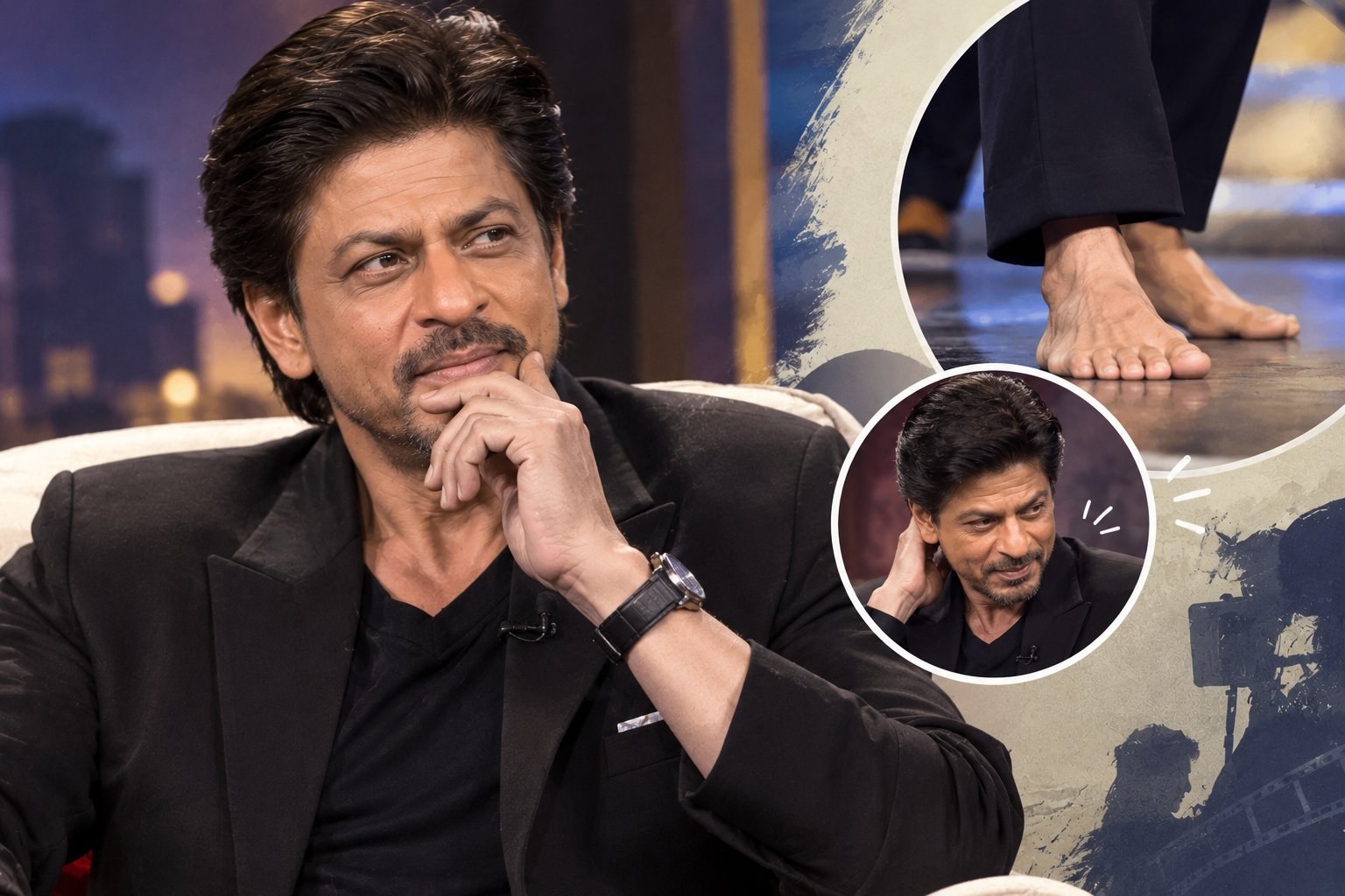 'It's easier to open your mind than to show your feet': Shah Rukh feels uncomfortable being barefoot