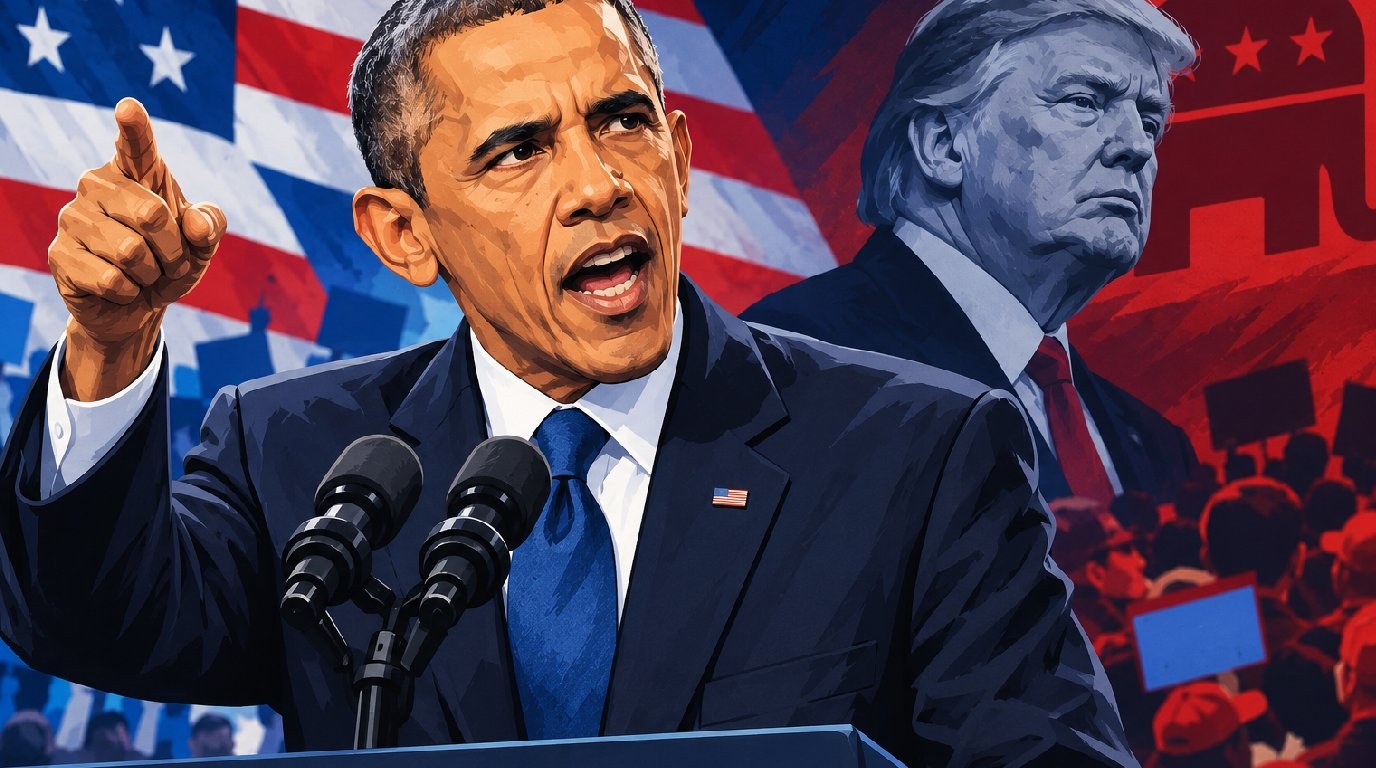 Obama lashes out at the Trump administration at the very first campaign rally for the midterm elections