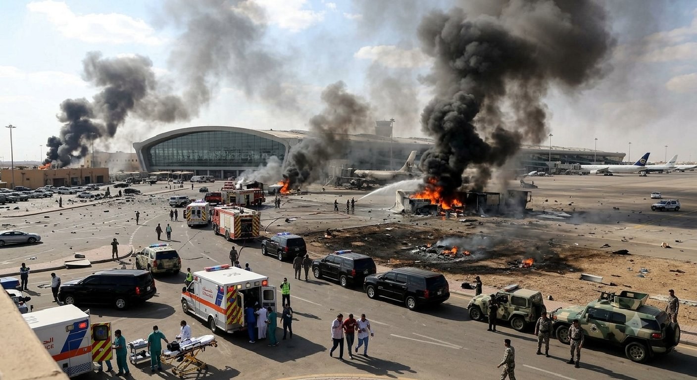 Houthi attack on Riyadh airport kills 12, injures over 300