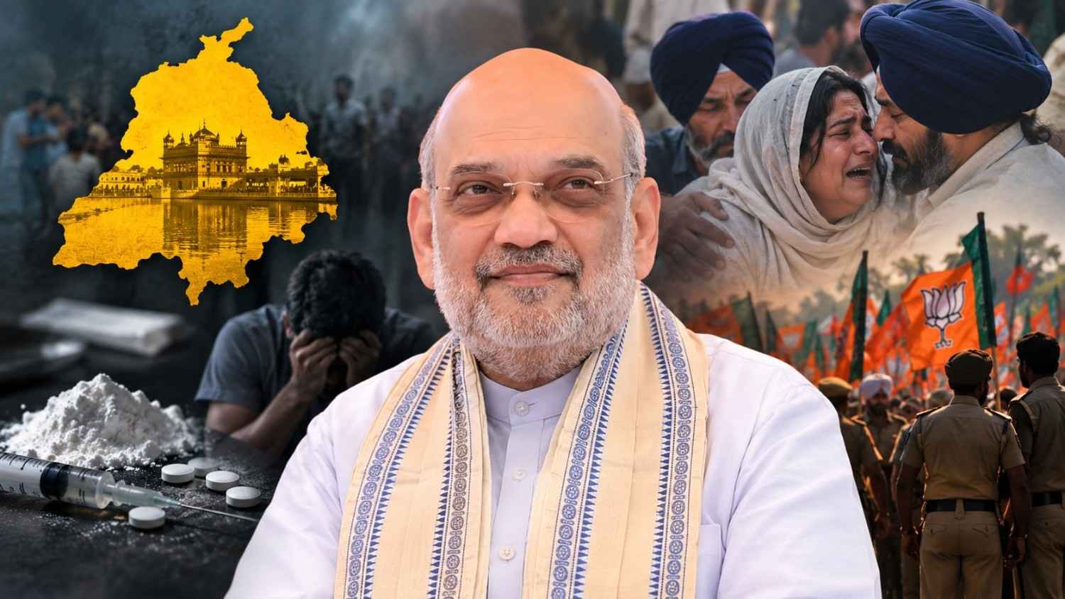 প্রতীকী ছবি: পাঞ্জাবে মাদক-সমস্যা, ক্ষতিগ্রস্ত পরিবারের বিচারপ্রার্থনা এবং অমিত শাহের রাজনৈতিক সফরকে ঘিরে উত্তেজনা।