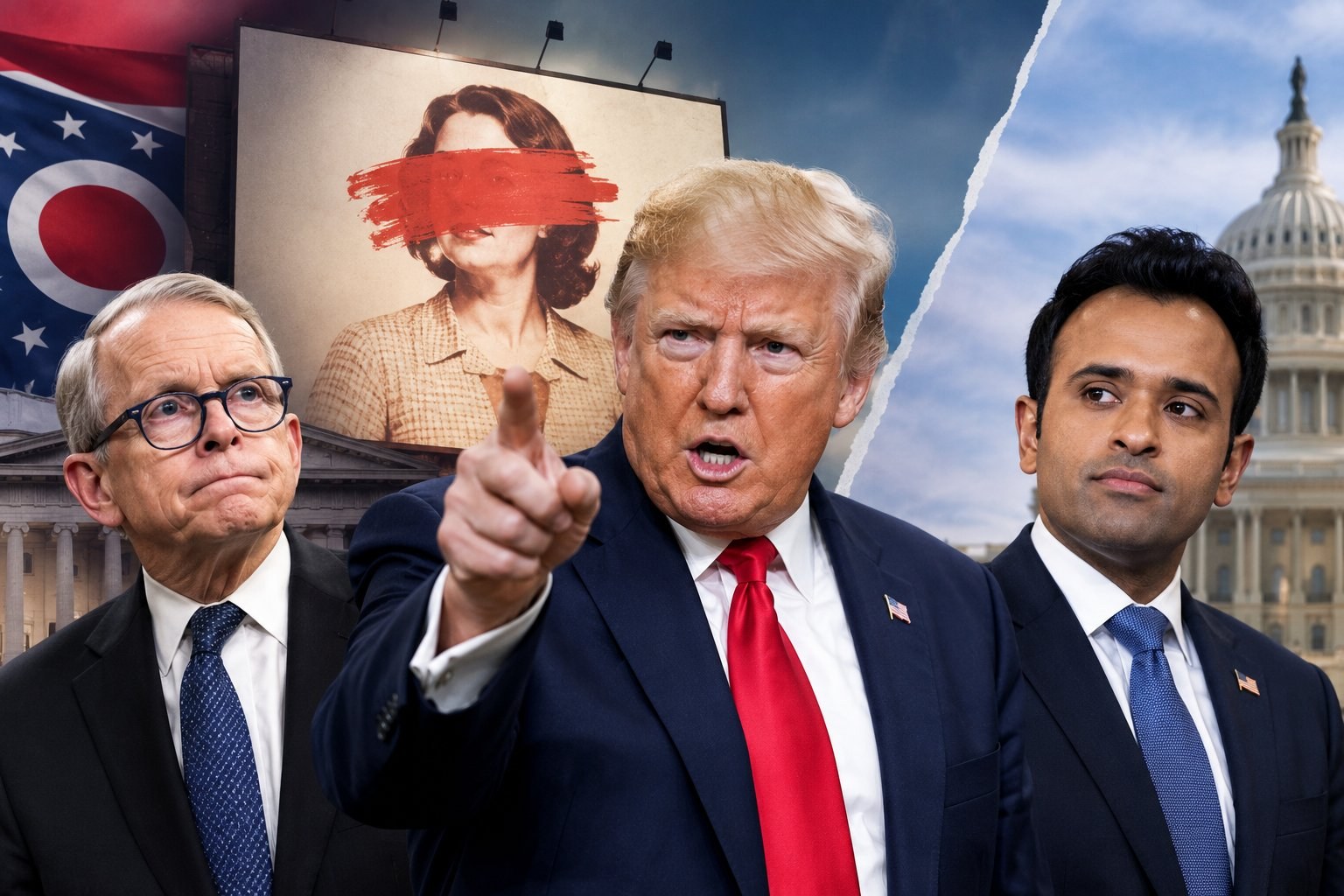 Controversial ad about Acton's mother: Trump slams DeWine for asking him to remove it, advises Ramaswamy to continue