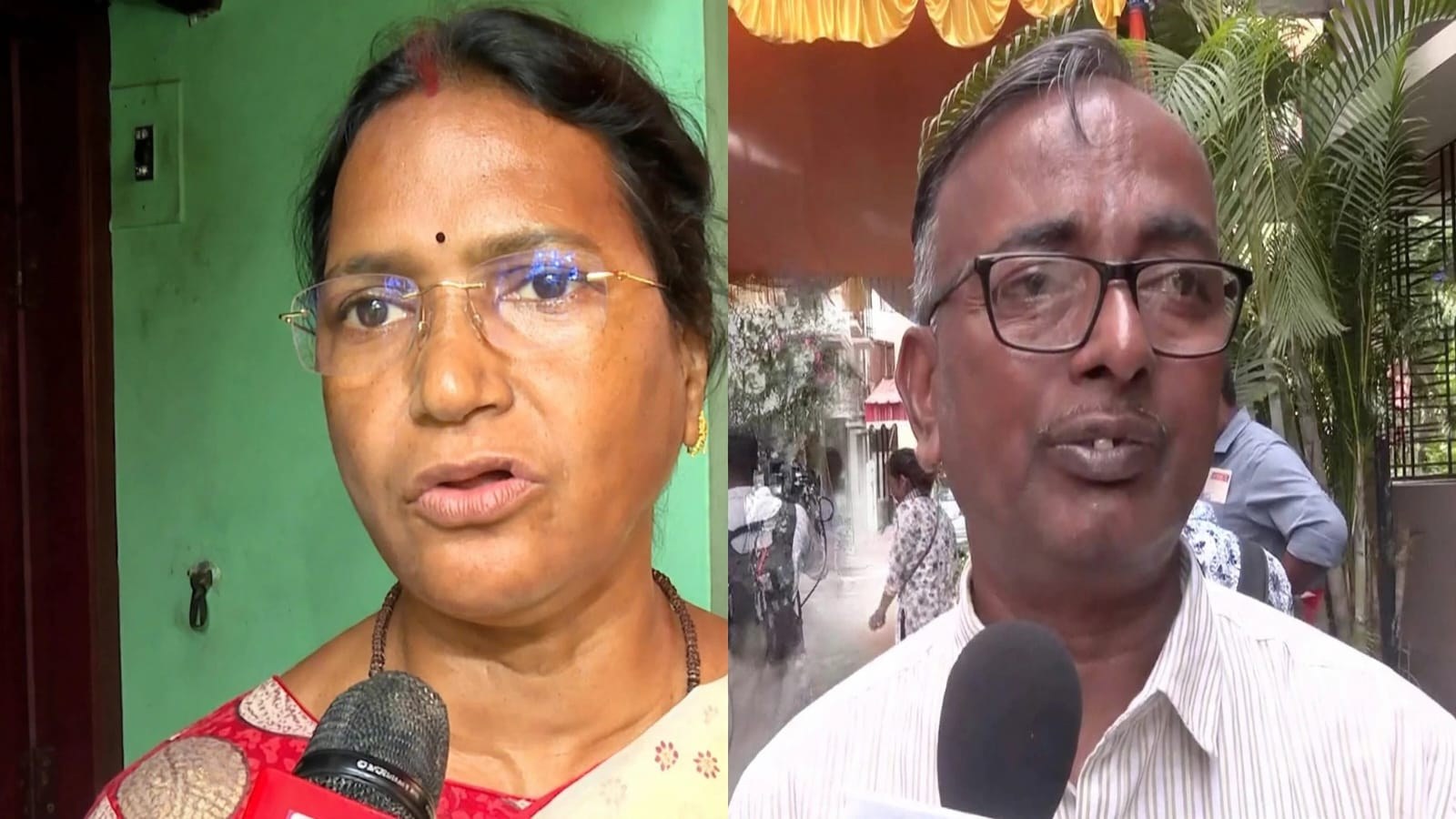 অভয়ার মা ও বাবা